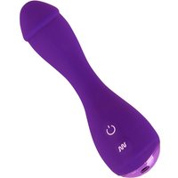 Sweet Smile G-Spot Vibrator - softer G-Punkt-Stimulator für Frauen und Paare, leiser Vibrator mit 7 Vibrationsstufen, Reizer in Eichelform für intensive Stimulation, lila