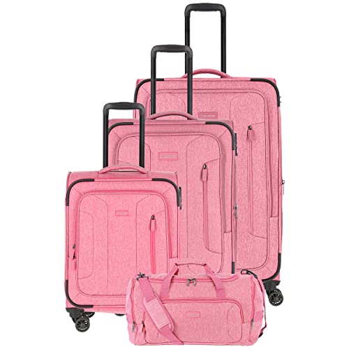 Travelite Boja - 4-Rollen Trolley Set 4tlg. pink