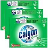 Calgon Anti-Kalk-Tabs Hygiene Plus für die Waschmaschine, 3 Packungen mit je 48 Stück