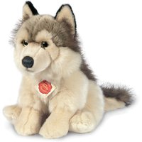 Teddy Hermann Kuscheltier "Wolf sitzend 29 cm"