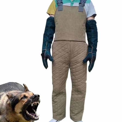 DDZJTPP Hund Bite Sleeves Anzug,Militärische Hundeschutzkleidung für das Training,Hundetrainingsanzug,Professioneller Hundebiss Ärmelanzug,für Training und Schutz,B-M