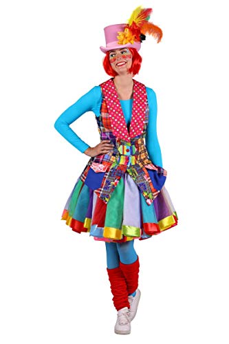 Thetru Damen Kostüm Clownin Weste Karneval Fasching Gr.M