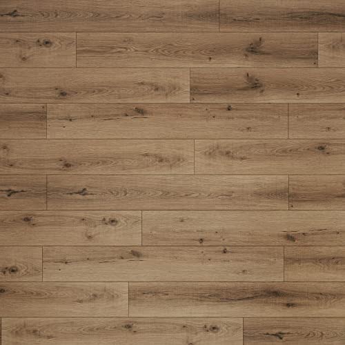 ARTENS - PVC Bodenbelag - GLENTANA - Click Vinyl-Dielen mit integrierter Unterlage - Vinylboden - Holzoptik - Braun - Intenso EXTREM - 122 cm x 18 cm x 5,5 mm - Dicke 5,5 mm - 1,54 m²/ 7 Dielen
