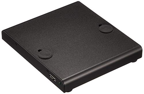 SilverStone SST-PTS01B - Externes USB 3.0 Super-Speed Intel-NUC Festplatten-Gehäuse für 9,5 mm dicke 2,5" SATA-III-HDDs oder SSDs, kompatibel mit allen VESA-fähigen Monitoren, schwarz