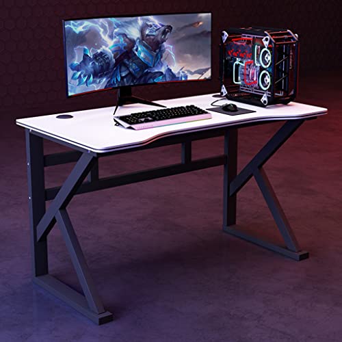 KSTUFF Gaming-Schreibtisch PC-Computertisch, großer ergonomischer Gaming-Computertisch, Heimcomputer, Gaming-Schreibtisch PC-Tisch mit Kohlefaseroberfläche, BL 120 cm Vision