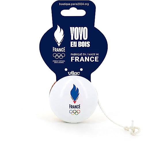 Vilac - Sonderedition für die Olympischen Spiele 2024 – Yoyo Nationalmannschaft von Frankreich – Offizielles Lizenzspielzeug – Spielzeug für Kinder ab 5 Jahren – einzigartiges Spielzeug – hergestellt