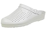 Rohde Neustadt D 1445-00 Schuhe Damen Pantoletten Clogs Weite G, Größe:36 EU, Farbe:Weiß