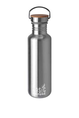 BasicNature Unisex – Erwachsene Active Trinkflasche, grau, Nicht zutreffend