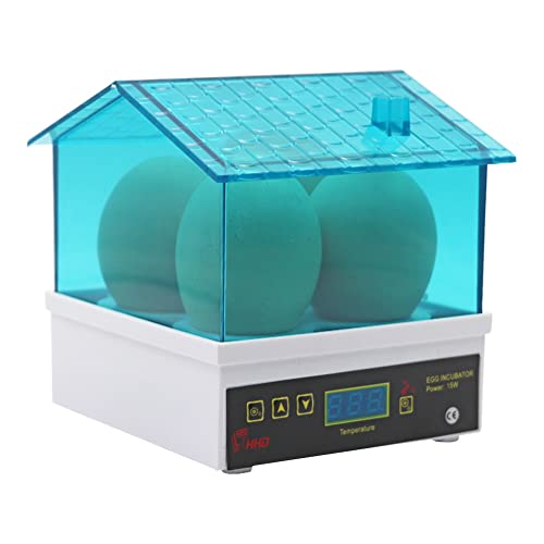 SOULONG Automatische Inkubator, Intelligenter Eier Inkubator 4 Eier Inkubator Brutkasten für Puten Hühner Vögeln und Anderen Eiern