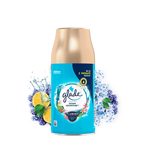 Glade (Brise) Automatic Spray Nachfüller, Raumduft, Ocean Adventure, 4er Pack (4 x 269 ml)