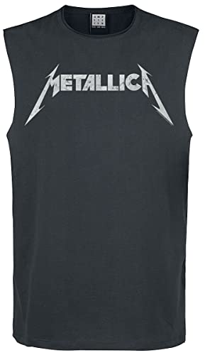 Metallica Amplified Collection - Logo Männer Tank-Top Charcoal XXL