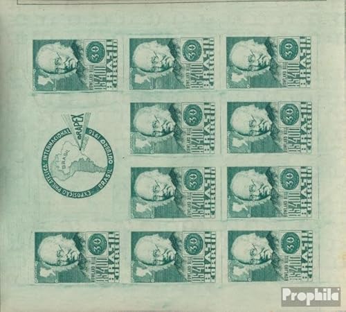 Prophila Collection Brasilien Block1 (kompl.Ausg.) postfrisch ** MNH 1938 Hill (Briefmarken für Sammler) Flaggen/Wappen/Landkarten