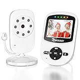 TOPERSUN Baby Phone Baby Monitor 2.4 GHz Baby Kamera mit LCD Nachtsichtkamera HD Digital Video & Bidirektionale Intercom-Funktion