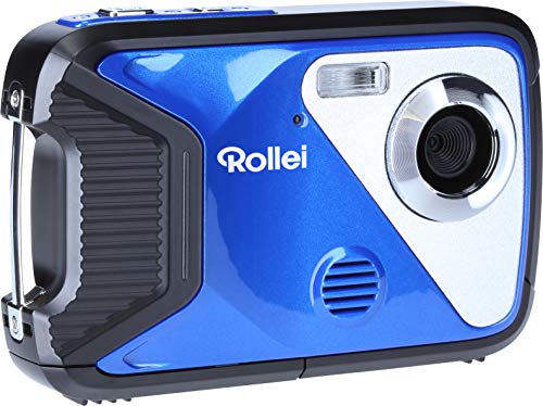 Rollei Sportsline 60 Plus - wasserdichte Digitalkamera mit 21 MP & Full HD Camcorder - Sports-Cam mit großem Display, 21 Motivprogrammen, robustes Case und einfacher Menüführung, perfekt für Kinder
