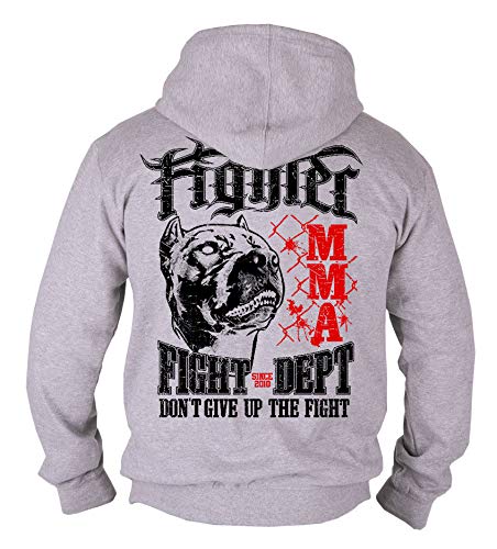 MMA Fighter Herren Men's Kapuzen Hooded Sweatshirt Hoodie B50 (XXL)
