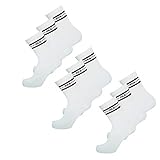 FILA Unisex Socken, 9 PAAR Sportsocken, Einfarbig, gestreift, (3x 3er Pack) (Weiß (300), 35-38 - 9 Paar)