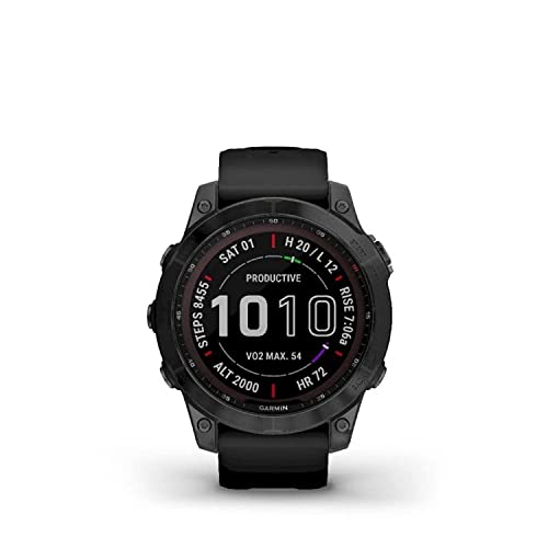 Garmin fēnix® 7 Sapphire Solar GPS Uhr (Schwarz)