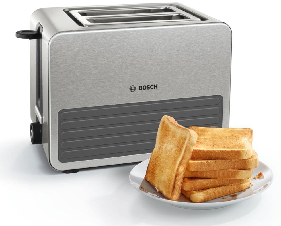 BOSCH Toaster "TAT7S25", 2 kurze Schlitze, für 2 Scheiben, 1050 W