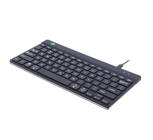 R-Go Tools Compact Break Ergonomic Keyboard QWERTY (IT), Wired, W128444807 (Keyboard QWERTY (IT), Wired, Black)