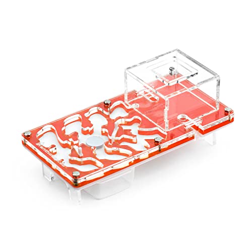 AntHouse - Ant Farm Educational Kit - Pilzmodell - 10x20x1,3 cm - Rot - Freie Ameisen