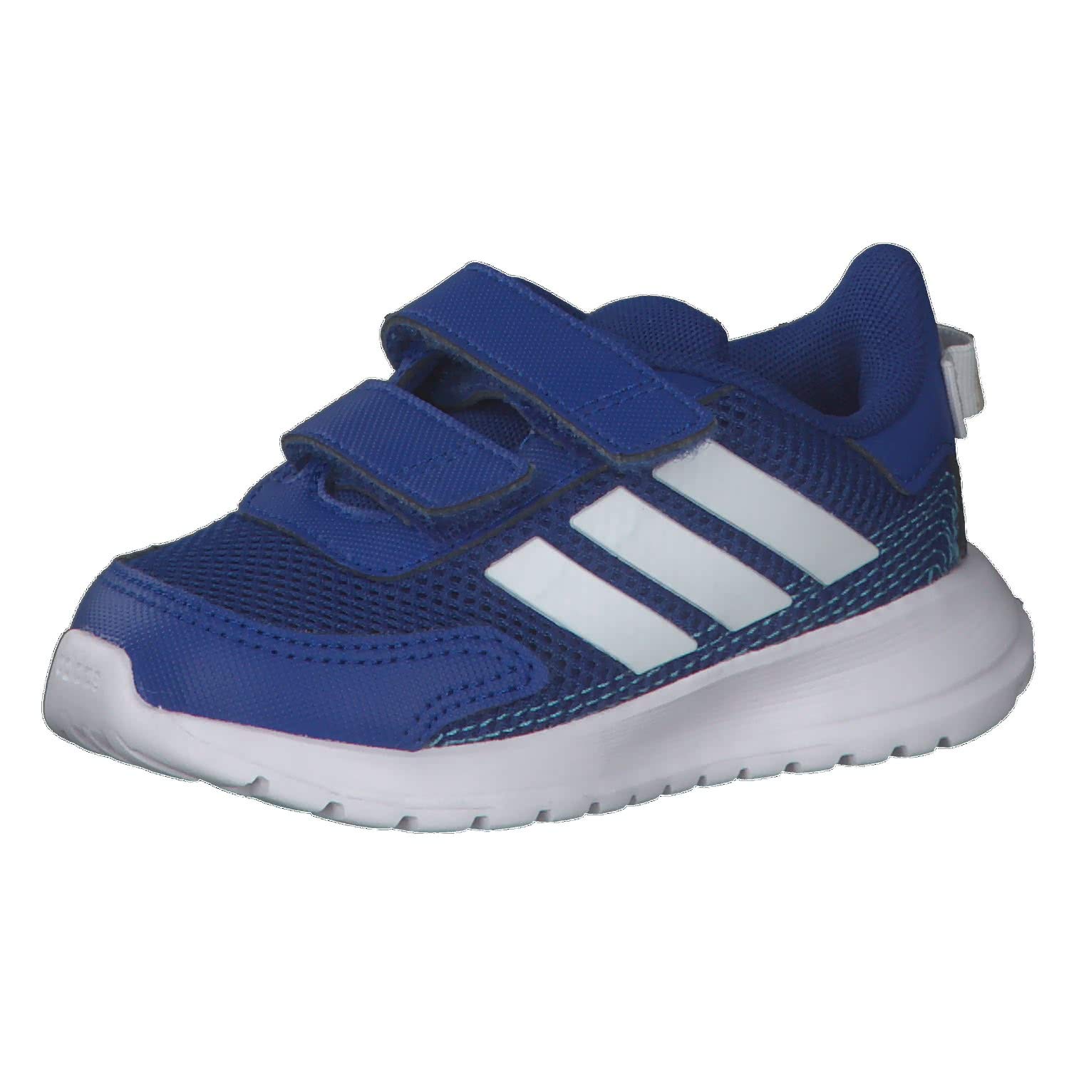 adidas Unisex Baby Tensaur Running Shoe, Royal Blue Cloud White Bright Cyan, 22 EU