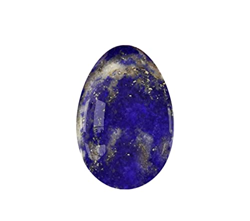 Haussammlung Lapislazuli-Ei-Eier-Naturstein-Massageball-Werkzeuge, gebohrtes großes Ei (Color : Undrilled-large Egg)