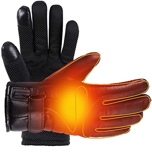 beheizbare Handschuhe Damen und Herren, USB Powered Touchscreen Winter Skihandschuhe Handwärmer für Winterski Angeln Eislaufen Jagd Walking