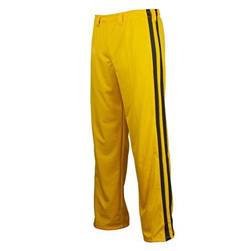 JLSPORT Authentische Brasilianische Capoeira Kampfsport Männer Hosen (Gelb) - L