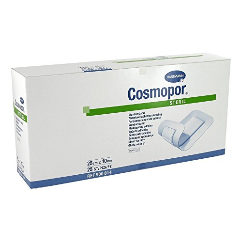 HARTMANN 9008142 Cosmopor Sterile, 25cm x 10cm, 25 Stück