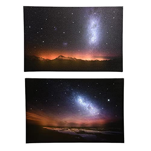Decoris 72229 Bild mit Lichtern der Galaxy, mehrfarbig