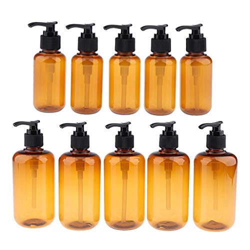 Tubayia 10 Stück Leere Pumpflasche Kosmetik Lotion Spender Shampoo Flasche Gelspender