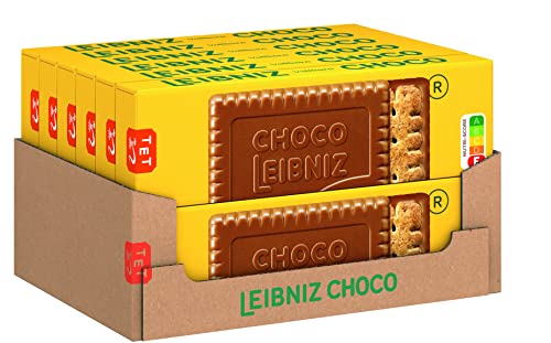 LEIBNIZ Choco Vollkorn - 12er Pack - Vollkornkeks mit Vollmilchschokolade (12 x 125g)