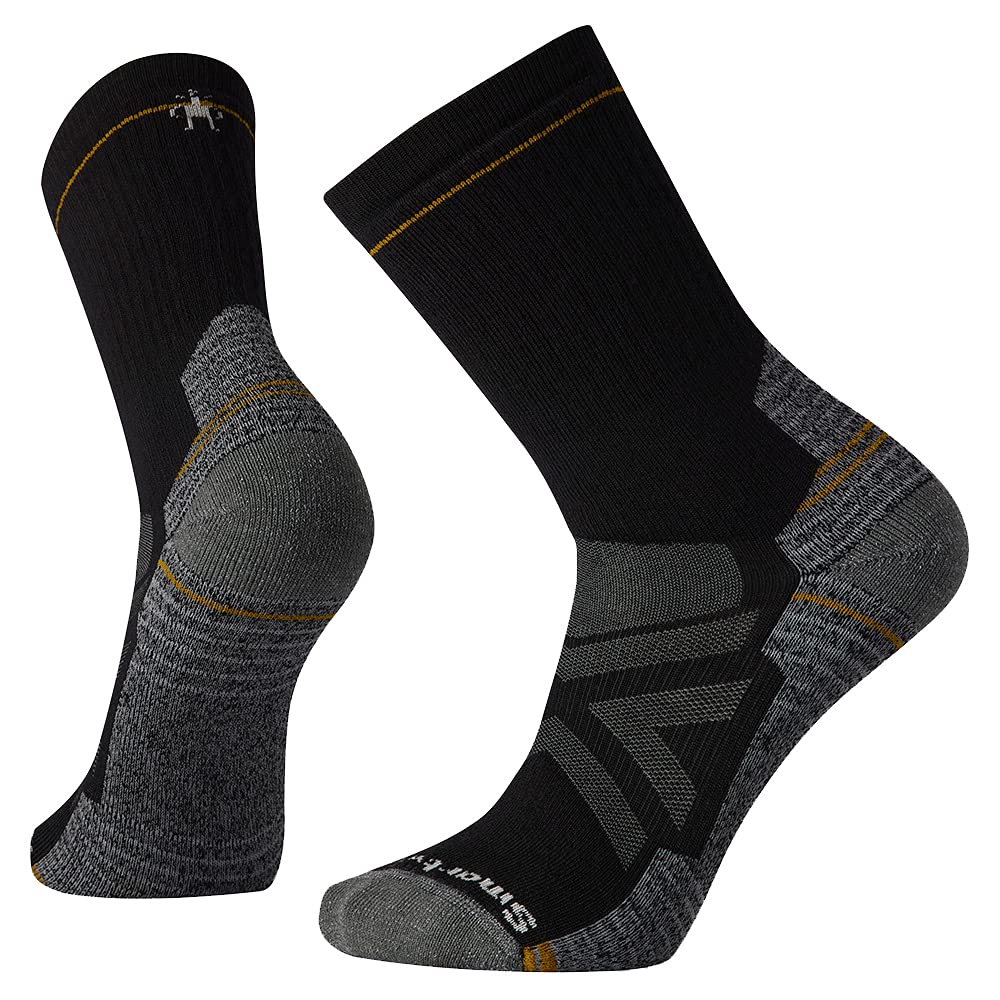 Smartwool Men's Hike Full Cushion Crew Hiking Socks, Black, L