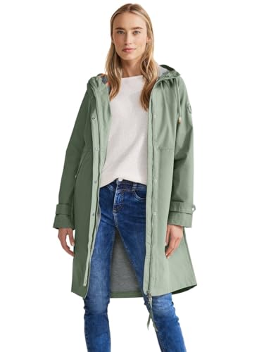 Street One Damen Parka mit Teflon Beschichtung dune green 42