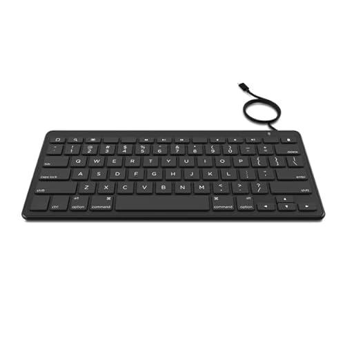 ZAGG Kabelgebundene Tastatur mit Lightning-Anschluss, (schwarz), (Nordic)