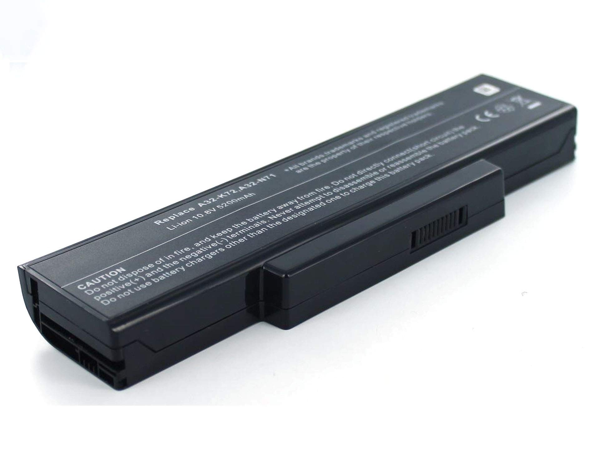 MobiloTec Akku kompatibel mit Asus X72D, Li-Ion 4400 mAh, Batterie