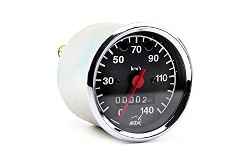 Tachometer ø80mm - Kontrollleuchte blau und grün - 3.0220/14 - ETZ125, ETZ150, ETZ250, ETZ251/301 (140km/h)