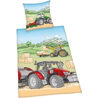 Herding Young Collection Bettwäsche-Set, Cotton, Mehrfarbig, 80 x 80 cm, 135 x 200 cm