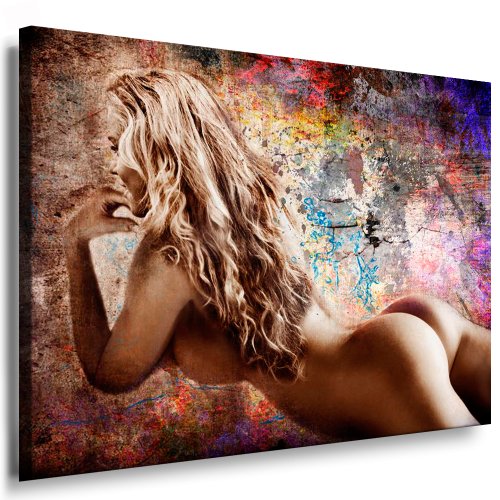 artfactory24 Leinwandbild Akt Erotik Sexy Girl Bild auf Leinwand/Bilder - Wandbilder - Kunstdrucke - Foto auf Leinwand Finden Bilder fertig gerahmt mit Keilrahmen.