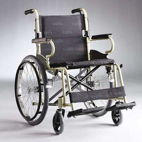 Transit Rollstuhl aus Aluminium, ultraleicht und sehr schmal, selbstfahrend
