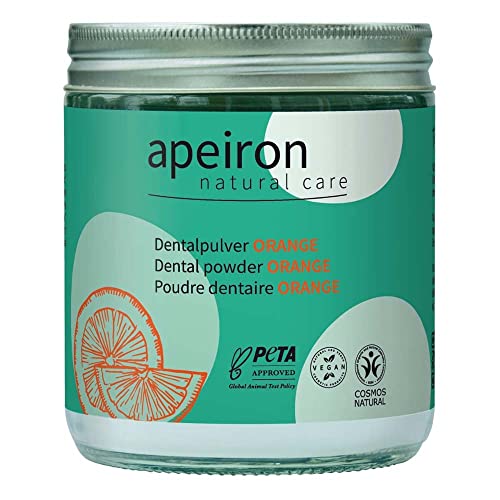 Apeiron Auromère Dentalpulver, Orange, Nachfüllglas, 200g (1)