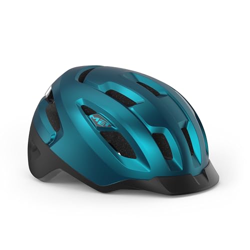MET Sport Helm Urbex MIPS Helmet, Blau Metallic (Blau), M