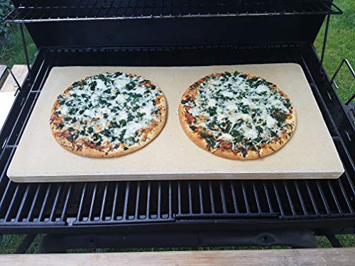 Bearbeitete Pizzaplatte 60 x 30 x 3 cm Backofenplatte Brotbackplatte Pizzastein Brotbackplatte Pizzastein Flammkuchen Nachbearbeitet per Hand ohne scharfe Kanten