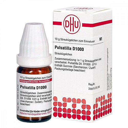 DHU Pulsatilla D1000 Streukügelchen, 10 g Globuli