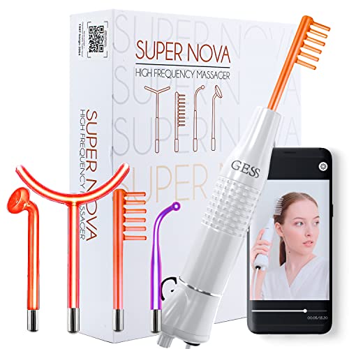 Darsonval portabler Hochfrequenz Akne, Haarausfall, Faltenreduzierung, für Körper und Gesicht Kosmetisches Gerät