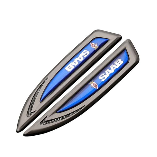3D Metall Embleme Sticker Auto Körper KofferraumtüR Chrom Abzeichen Dekoration für SAAB ufkleber Logo,B