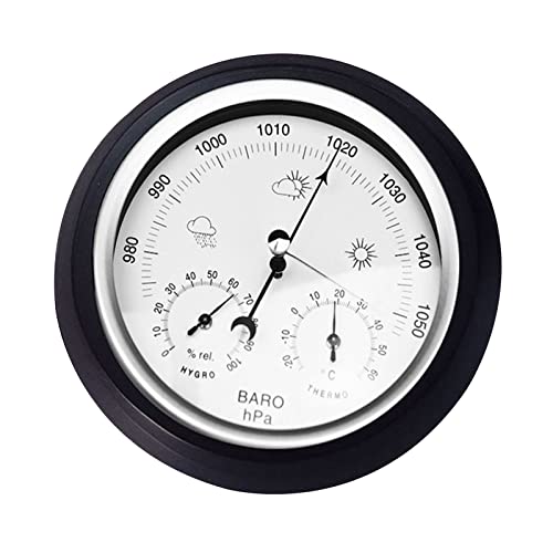 Mini Hygrometer Thermometer Wettervorhersage Wandmontage Barometer Uhr Messgerät Thermometer Hygrometer Für Die Wand Zu Hause Digitales Temperatur Und Feuchtigkeitsmessgerät