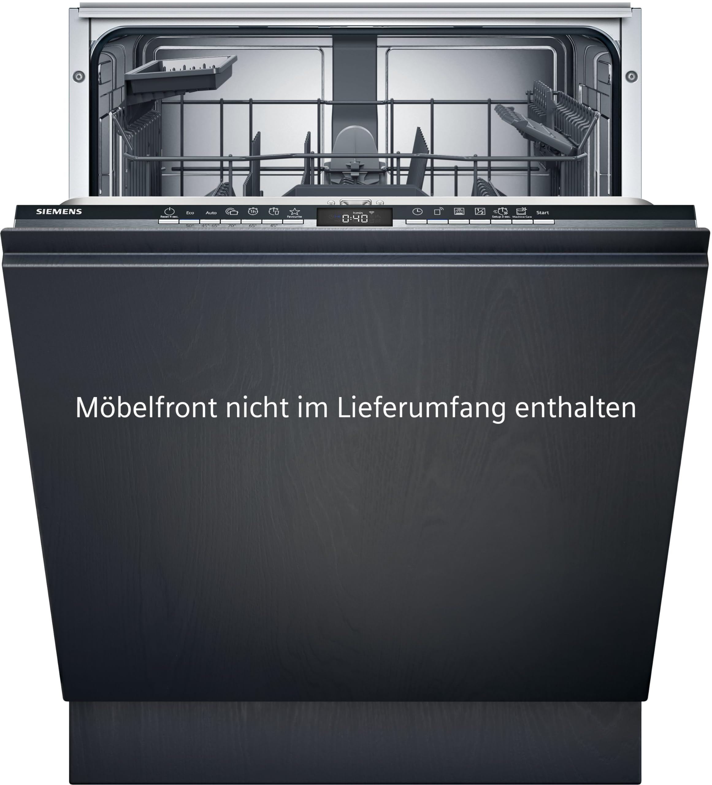 Siemens SN63EX02AE Geschirrspüler iQ300, vollintegrierte Spülmaschine mit Besteckkorb, 60 cm, HomeConnect, varioSpeed Plus, infoLight, flexKörbe, Favorit