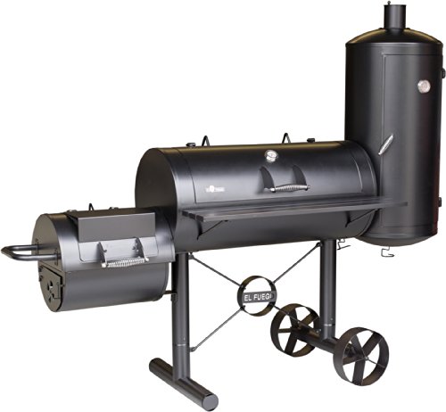 Smoker-Grill "Kiona" von El Fuego® Holzkohlegrill BBQ Barbecue Grill Smoker (000312)