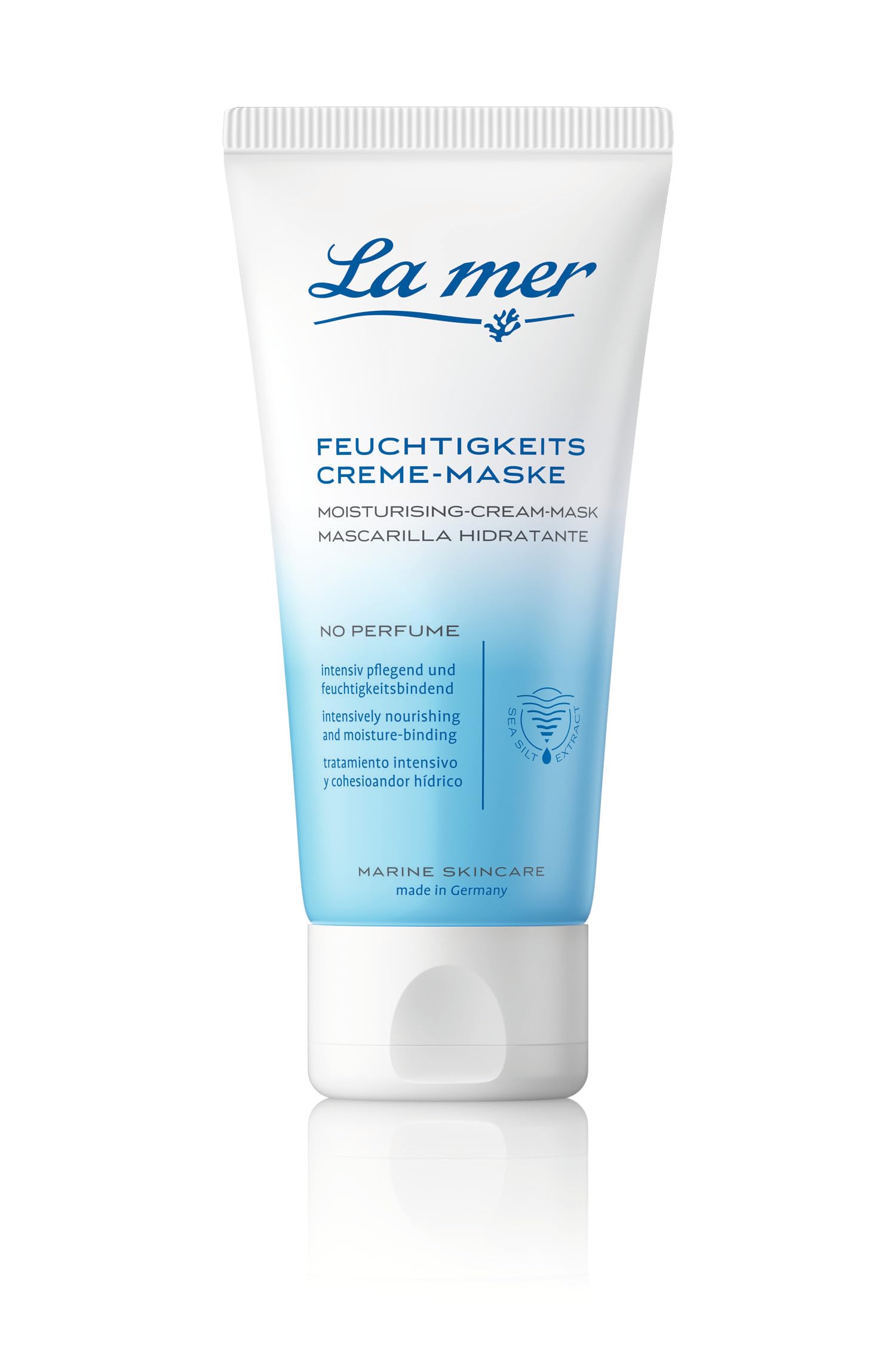 La mer Feuchtigkeits-Creme-Maske - Spendet intensiv Feuchtigkeit - Erhöht die Hautfestigkeit und reduziert die Ausprägung von Falten - Für ein geschmeidiges, glattes und weiches Hautgefühl - 50 ml